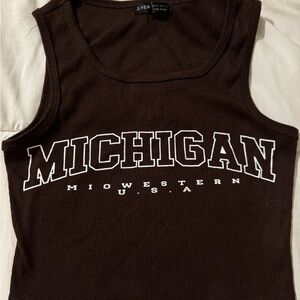 Shein Michigan Crop Top Size XS